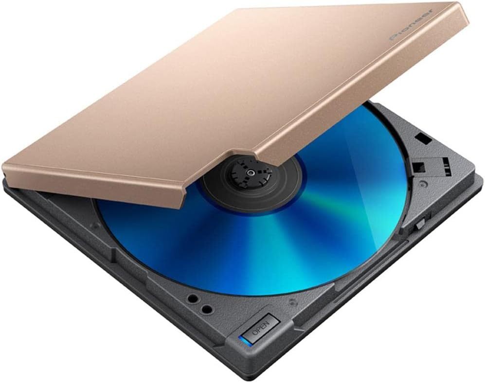 Pioneer Electronics BDR-XD08 USB 3.2 Gen1 Slim Portable Blu-Ray BD