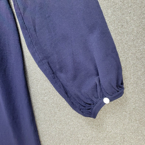 Pomander Place Tuckernuck L Blue Double Knit Lennox Maxi Dress - Picture 7 of 14