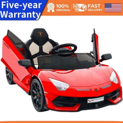  Ride on Car for Kids 12V Licensed Lamborghini Electric Vehicles Battery Powere