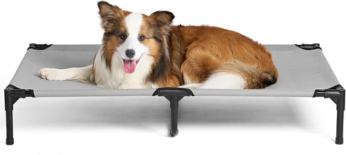 Erhöhtes Hundebett für große Hunde 44 Zoll Kühlgitter Kinderbett Outdoor Indoor Hängematte - Bild 10 von 10
