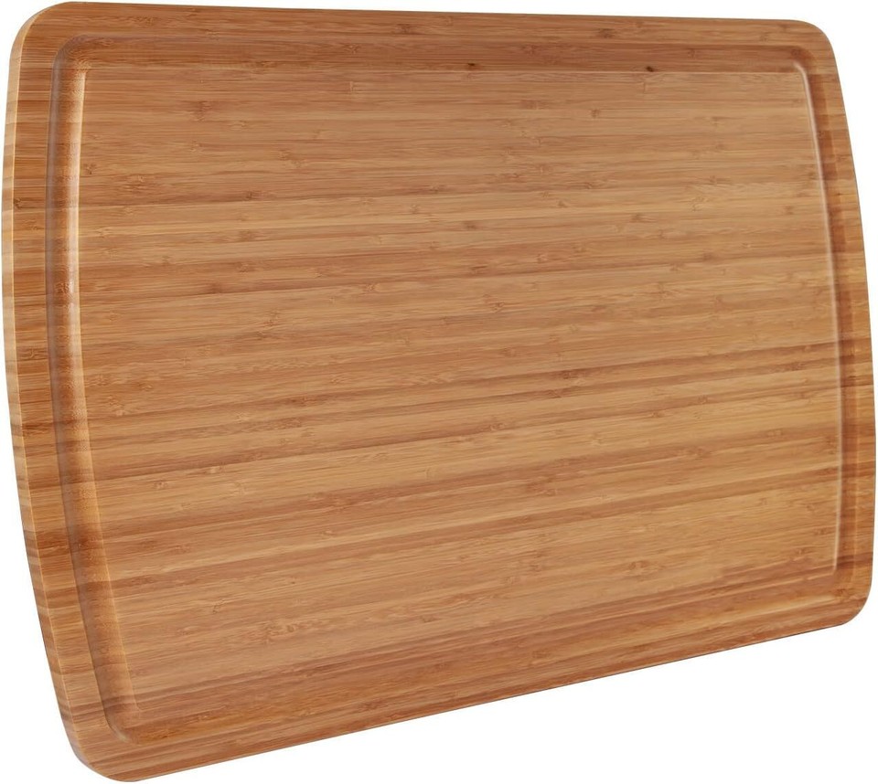 Extra Large Bamboo Cutting Board, 30 x 20 Inch Kitchen Wooden Cutting