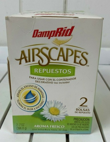 Damp Rid Airscapes 2 Refill Pouches Fresh Scent Eliminates Odors Discontinued - Picture 3 of 5