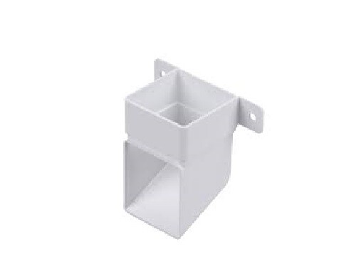 Osma Amazon 110mm Ogee Gutter & 70mm Square Pipe Fittings in White Black & Brown - Picture 11 of 38