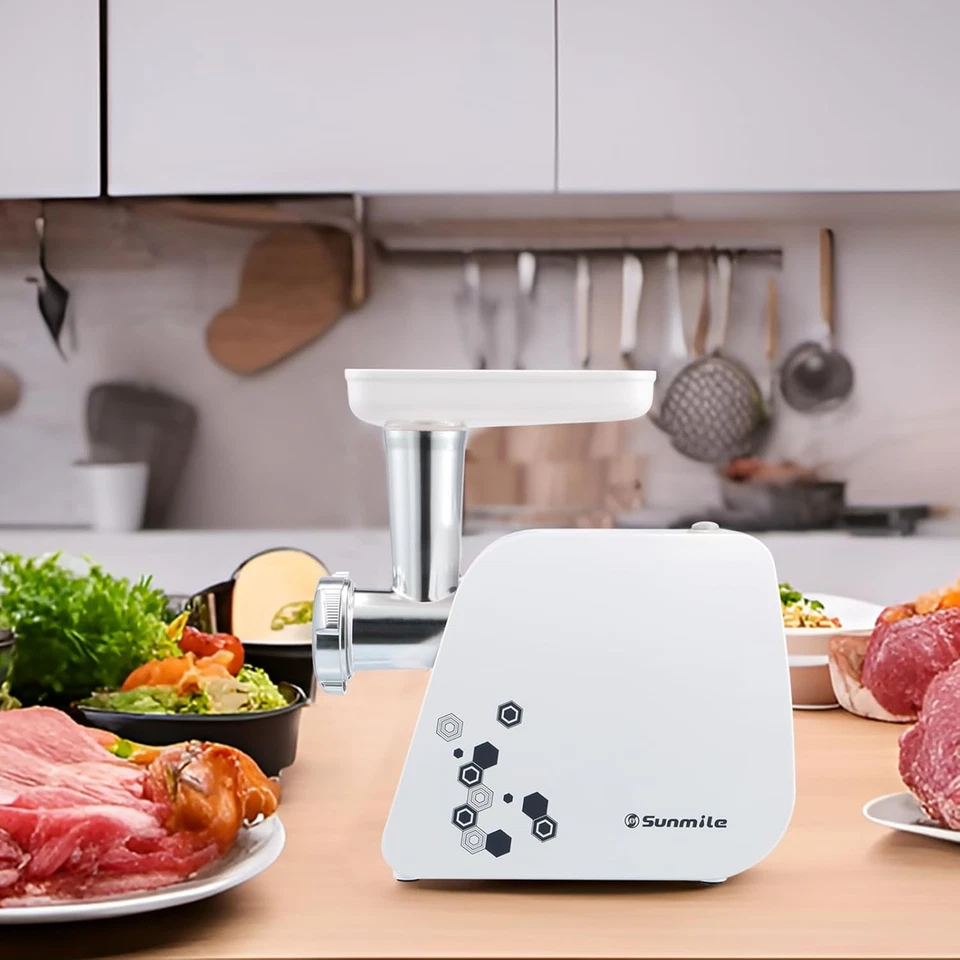 Maquina Para Moler Cortar Carne Embutido Molino de Acero Inoxidable Electrica - Image 2 of 4