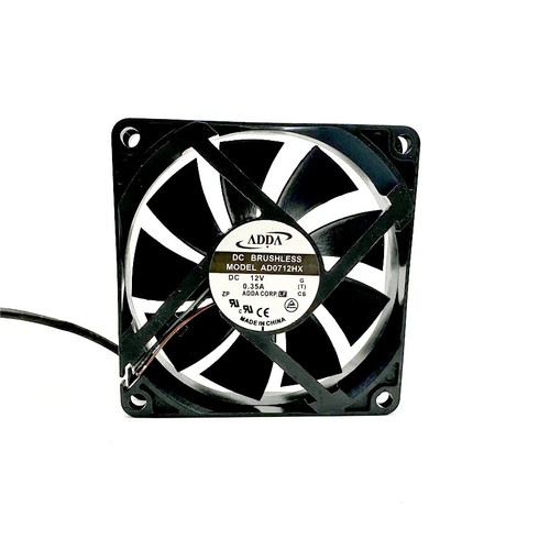 7015 70MM 70x70x15mm Cooling Fan ADDA AD0712HX 12V 0.35A With 3Wires - Afbeelding 2 van 9