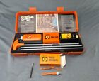 Vintage Hoppe's Shotgun Gun Cleaning Kit orange case oil can Rod Accessories