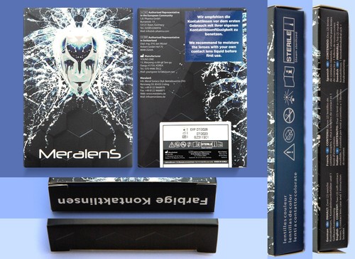 Farbige Kontaktlinsen Halloween rote weiße Vampir Zombie Dämonen Kontaktlinsen - Bild 94 von 121