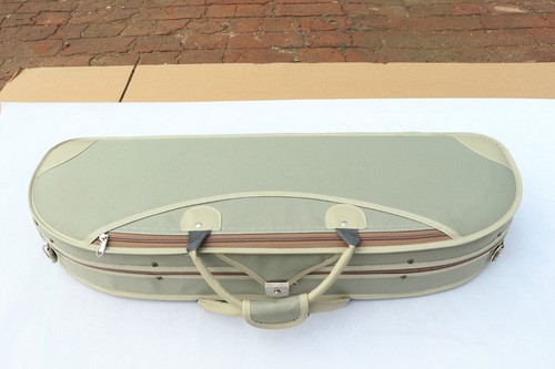 4/4 Violin Case Full Size Violin Box Wooden Oblong Violin Cases Lightweight - Picture 2 of 9