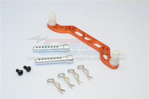 GPM CK032F ALLOY FRONT BODY MOUNT W/ DELRIN POSTS RC 1/10 HPI CRAWLER KING TRUCK - Picture 4 of 7