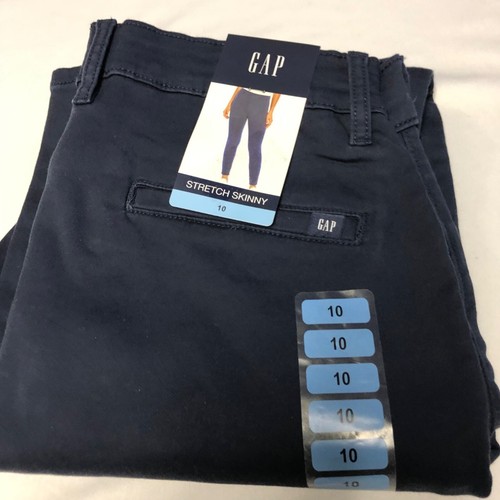 GAP WOMEN NAVY STRETCH SKINNY PANT SIZE 10 NEW WITH TAG - Picture 13 of 13