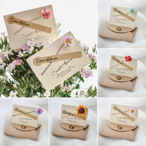 Paper Flower Greeting Card Birthday Wedding Invitation Card Diy