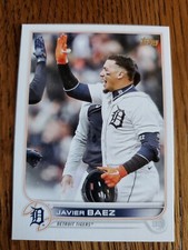 2022 Topps Update #US89 Javier Baez High Five SP Variation - Detroit Tigers