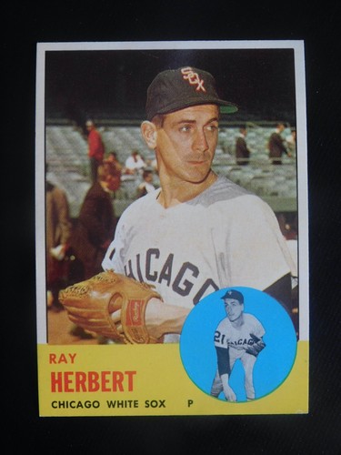 1963 Topps Baseballkarte #560 Ray Herbert (NM+) - Bild 1 von 2