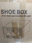 Stackable Clear Shoe Box Organizer Rack 8 Pack Space Saving Container Holder
