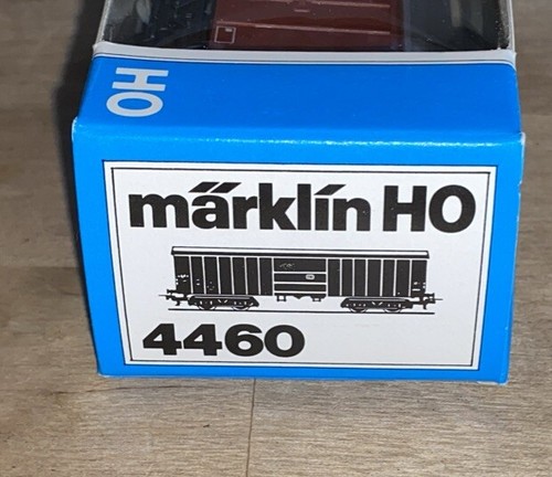 Marklin HO 4460 DB Swing Roof Wagon Long Box Car Freight Train In Original Box - Picture 2 of 2
