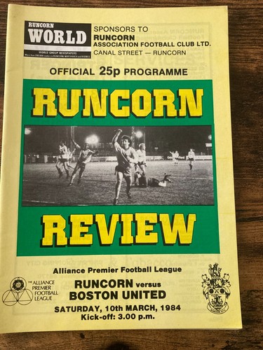 Runcorn HEIM & AUSWÄRTS Programme Liga & Pokal GRATISVERSAND - Bild 13 von 18