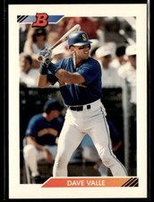 1992 Bowman #134 Dave Valle Seattle Mariners
