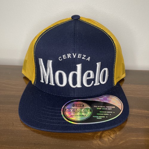 New Modelo Cerveza Beer White Blue 