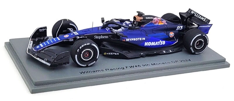 Spark S9541 Williams FW46 #23 Monaco GP 2024 - Alexander