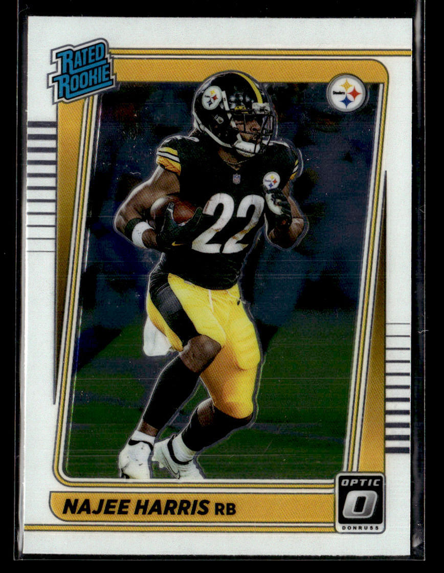 2021 Donruss Optic #213 Najee Harris Rookie Card Pittsburgh Steelers