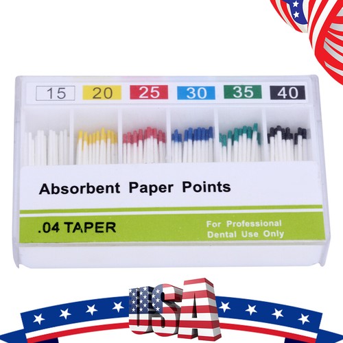 AZDENT Dental Endo Gutta Percha Points &Absorbent Paper Points Taper Color Coded - Picture 28 of 44
