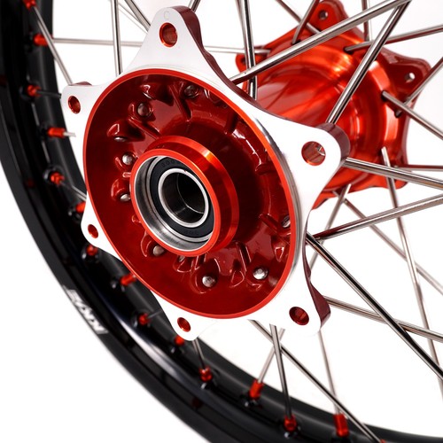 Llantas KKE 21-18 aptas para KTM EXCF SXF XC SX 125-530CC 2003-2025 buje naranja fundido - Imagen 10 de 12