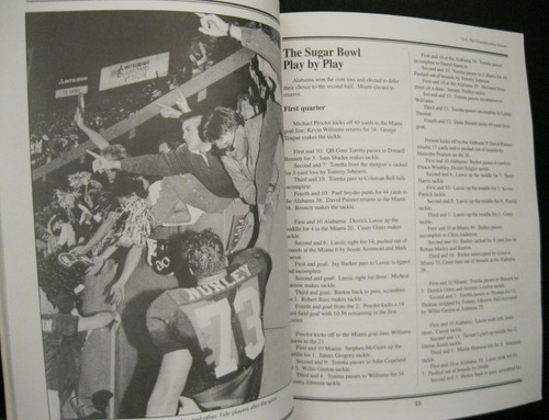 THE CHAMPIONSHIP   SEASON 13-0 CRIMSON TIDE   THE BIRMINGHAM NEWS SOFTCOVER BOOK - Picture 6 of 6