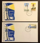 New Zealand Stamps 1976 & 1978 First Day Covers Life Insurance Lighthouse (w)