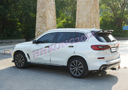 For BMW X5 2019-2023 Chrome Window Wind Visors Sun Rain Guard Vent Deflectors 6P - Picture 8 of 11