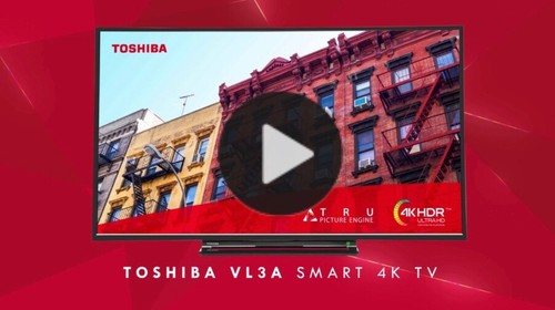 TOSHIBA Secure Smart TV 4K Ultra HD HDR LED 49" 123cm 49VL3A63DB in Original Box - Picture 10 of 10