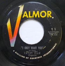 CATHY JEAN vg vinyl cond. 45 I Only Want You / One Love VALMOR doo-wop c2738