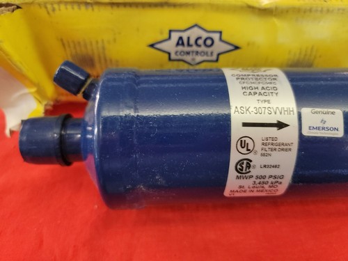 ASK 307SVVHH Emerson 7/8" ODF 30 Cubic In Solid Core Suction Line Filter-Drier - Picture 2 of 6