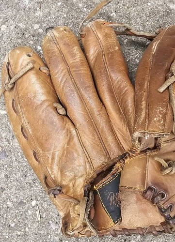 Vintage Masterbilt 330 RHT Baseball Handschuh Mitt Custom Pro Rindsleder - Bild 5 von 7