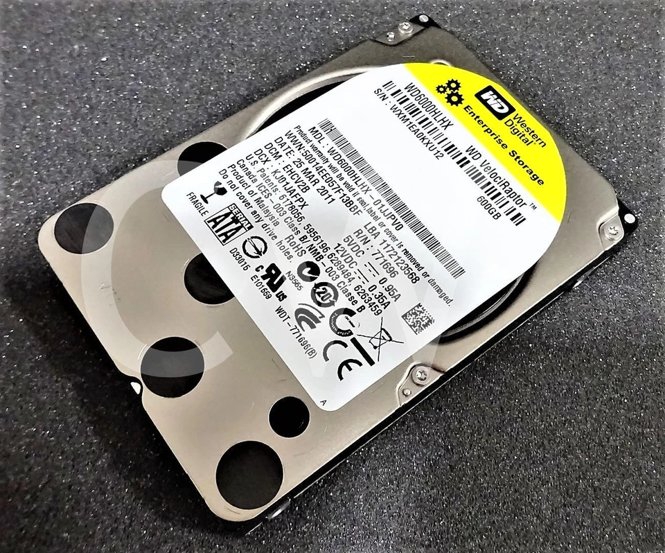 WD6000HLHX Western Digital 600GB 10000RPM 6Gbps  2.5" SATA HDD Hard Drive - Image 2 of 2