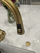 Mountain Plumbing Satin Brass Round Disposal Air Switch Kit - MT951/SB