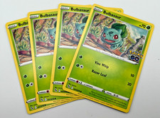 Pokémon GO 2022 Playset Bulbasaur 001/078 x4 4x