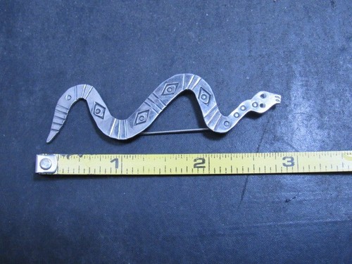 Indianer Sterling Schlange Pin - Bild 3 von 9