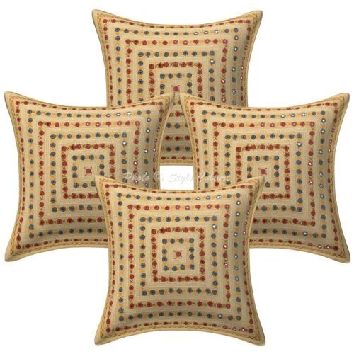 Geometric Traditional Floor Cushion Home Décor Pillows
