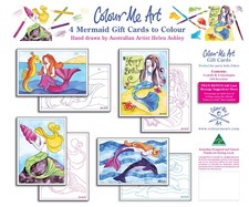 Mermaid - Colouring Kits for Kids, craft, gift girls, birthday party, mermaids