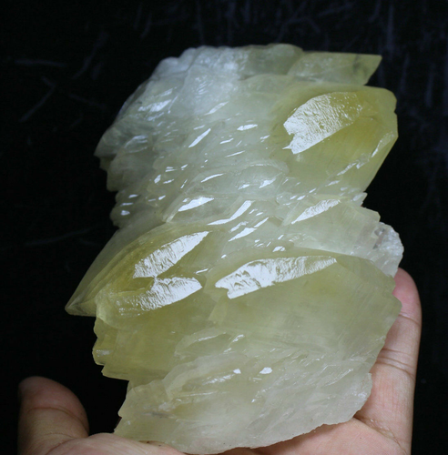 2.01lb New find natural yellow Calcite Crystal cluster mineral specimen/China - Picture 8 of 10