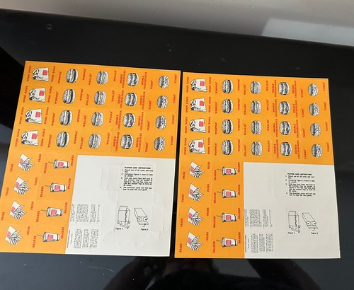 Juego de Cartas BURGER KING RUMMY 10 HOJAS DE HOJA SIN PERFORAR MINI BARAJA de Colección - Imagen 2 de 4