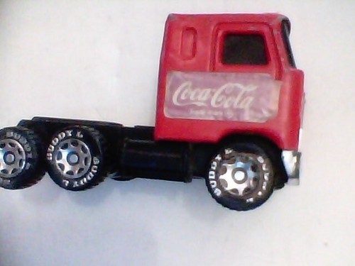 2 Vintage Semi Truck Cabs 1 Tonka 1 Buddy L + 1 Ertl Farm Trailer - Picture 5 of 12
