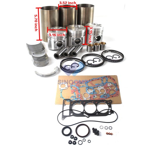 3KR1 3KR1-EA14 Engine Rebuild Kit For Isuzu Daewoo Doosan Hanix N35 Excavator - Picture 1 of 7