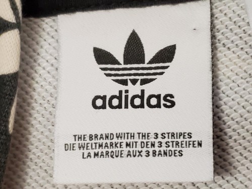 ADIDAS Hoodie Sweatshirt All Over Trefoil Logo Graphic YOUTH L Large Pockets - Picture 5 of 12