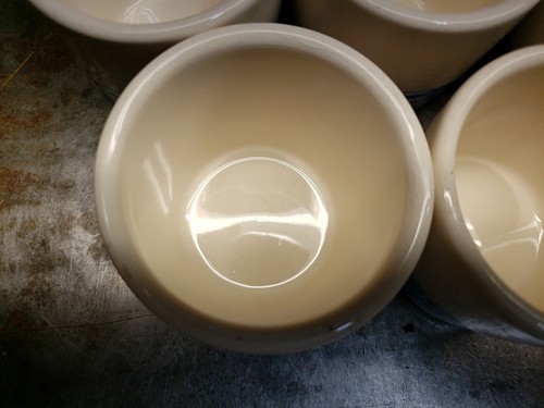 5 Custard Cups National Brotherhood Operative Potters Universal Potteries Blue - Picture 13 of 15