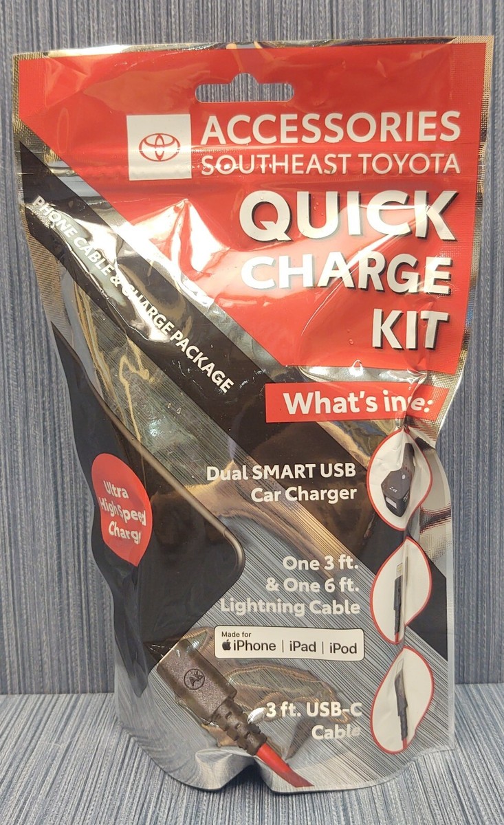 Apple - 専用 Toyota Quick Charge Kit Accessories For iPhone, iPad & iPod