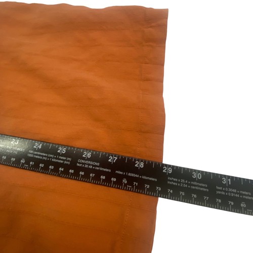 TOMMY BAHAMA Men Silk Shirt Button Front Short Sleeve Sz M Orange Travel H-54 - Picture 8 of 11