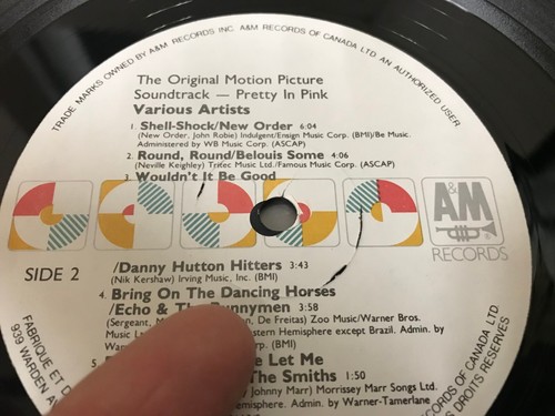 Pretty In Pink Vinyl LP Album Original Motion Picture Soundtrack 1986 Record - Picture 3 of 14
