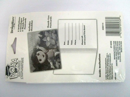 DesignWare Dora the Explorer Party Invites Thank You Cards & Gift Bags 16 each - Picture 6 of 10