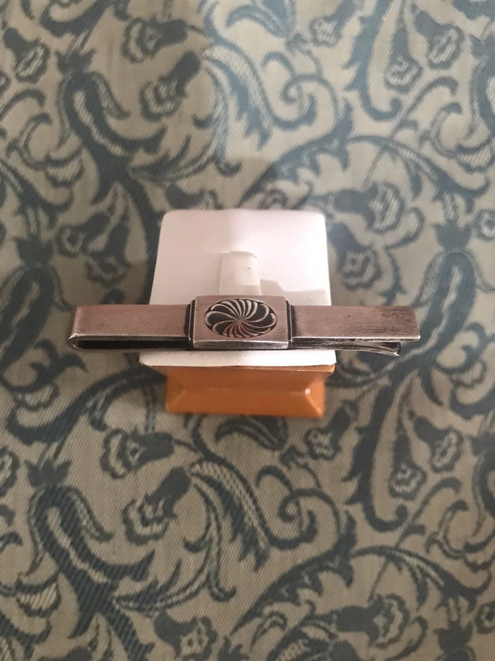 Barra de corbata Georg Jensen Dinamarca antigua de plata de ley # 76 Foto 4 de 4